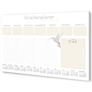 byNia® Schreibtischunterlage Papier A3, Schreibunterlage mit Kalender 2026 + to do liste, Erw. und Kinder Schreibtischunterlage Mädchen & Jungen. Wochenplaner Block & planner.