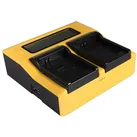 Patona Dual LCD USB Ladegerät f. Samsung BP88B MV900 MV900F (Kamera Akku Ladegerät), Kamera Stromversorgung, Schwarz