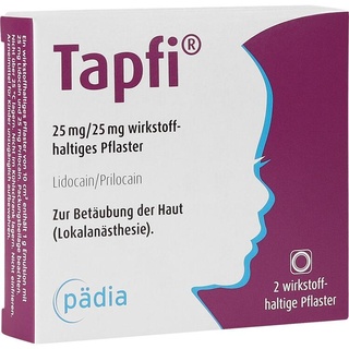 Pädia GmbH Tapfi 25 mg/25 mg wirkstoffhaltiges Pflaster