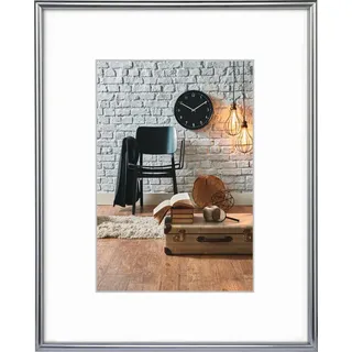 Hama Bilderrahmen Sevilla 00066435 30x40cm Kunststoff silber