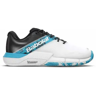 Babolat Movea 2 Padelschuhe - White / Cyan Blue - EU 46 1/2