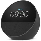 Amazon Wecker Echo Spot 2024 schwarz, digital, Thermometer, Datumsanzeige, Funkuhr, Alexa+