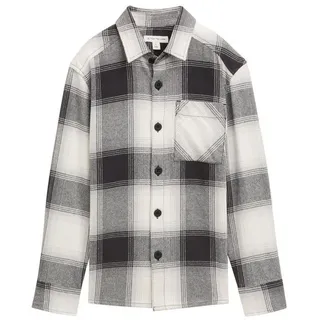 Tom Tailor Jungen Kinder Oversize Hemd im Karomuster, 36804 - Off White Black Big Check, 152