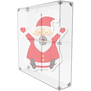 Missyou 3D Hologram Fan Cover for Collectibles Assemble Clear Acrylic Box Alternative Glass Case for 3D Hologram Fan or Holographic Projection (for 65cm and Below)