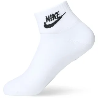 Nike Everyday Lightweight Trainings-Knöchelsocken White/Black 46-50