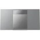 Panasonic Mini-Musiksystem SC-HC410EG-S (Bluetooth, CD Player, 2x 20 W), Stereoanlage, Silber