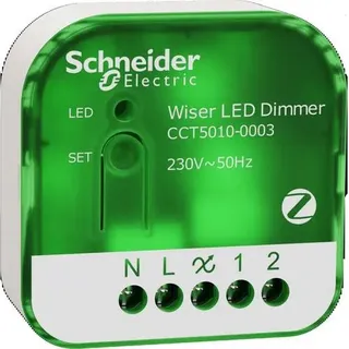 Schneider Electric Wiser UP-Dimmaktor, Schalten und Dimmen, Wiser Home, Quick Home Connect Funkverbindung, 230V AC, 200W,