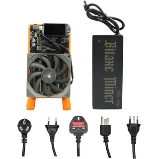 NerdQaxe++ 4.8TH/s Bitcoin Miner – 4X BM1370 ASIC Chips, 15J/Th, 68W Power Consumption, 2.4G WiFi, Open-Source Mining Machine, High Efficiency for BTC Mining
