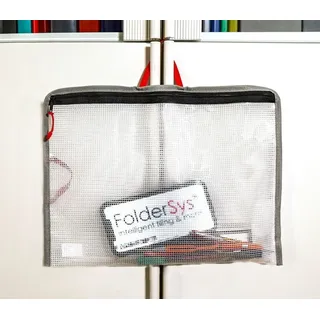 FolderSys Bungee-Bag A4 PVC-frei, transparent
