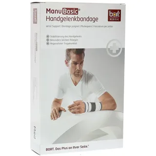 Bort ManuBasic Handgelenkbandage 1 St Schwarz M