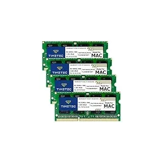 Timetec 32GB KIT(4x8GB) kompatibel für Apple iMac Ende 2015(27 Zoll mit Retina 5K Display) DDR3L 1867MHz/1866MHz PC3L-14900 2Rx8 CL13 1.35V 204 Pin SODIMM Speichermodul MAC RAM Upgrade für iMac 17,1