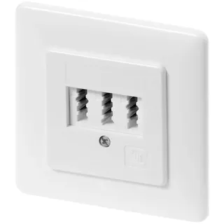 ZE KOMMUNIKATIONSTECHNIK ZE-KOM 3x6 Standard - Anschlussdose, Unterputz