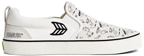 Cariuma PEANUTS Slip On Pro Snoopy - Sneakers - Herren - Grey/White - 10,5 US
