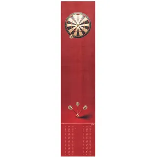 Primaflor - Ideen in Textil Dartmatte Dart-Teppich mit Offiziellem Spielabstand - Bristol, 65 x 300 cm, Turnier-Matte Fußbodenheizung Geeignet, Rutschfester Läufer mit Oche