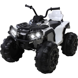 Actionbikes Motors Original Kinder Elektro Quad Bumper Offroad I Lizenziert - 2 x 35 Watt Motoren - 1x 12 V 7Ah Batterie - 6 Km/h - Beleuchtete Armaturen - Multimedia (Rot)