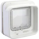 SureFlap Dual Scan Katzentüre (Mikrochip Katzenklappe), Katzentüre + Katzennetz