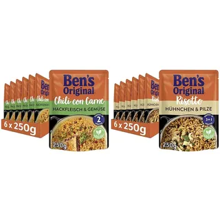 Bens-Original Fertiggericht Chili con Carne Hackfleisch und Gemüse 250g)