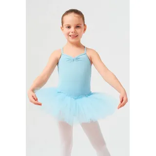 tanzmuster Tüllkleid Ballett Tutu Kim mit Glitzersteinen Ballettkleid für Mädchen blau 164/170