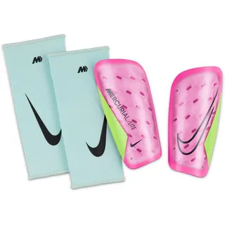 Nike Mercurial Lite Fußball Schienbeinschoner 606 pink spell/volt/gridiron XL