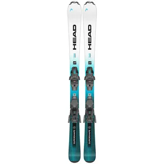 Head SUPERSHAPE Team Easy Ski Set 2025 inkl. JRS 7.5 GW CA BR 78 solid black/speed blue 127