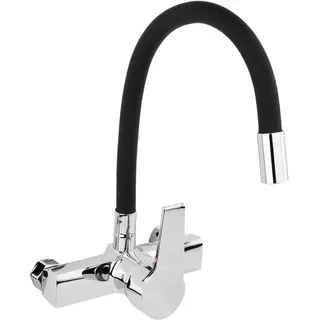 Fala Küchenarmatur, flexible schwarz, Wasserhahn,