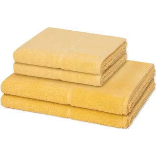 Handtuch-Set (4-teilig) Maize Hellbraun