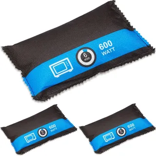 Relaxdays Luftentfeuchter Auto 3er Set - Schwarz