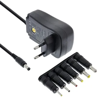 InLine InLine® Universal Steckernetzteil 30W mit USB, 110-240V auf 3-12V, max. 2500mA