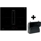 Neff Collection V56FHQGA6 - N 70 Induktionskochfeld mit Dunstabzug & Flachkanal S mit 7 Jahre Garantie, Twist Touch®, Combi Zone, Rahmenlos aufliegend, 60 cm