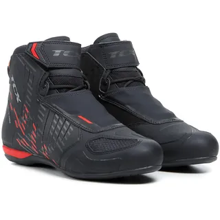 TCX R04D WP Motorradschuhe, schwarz-rot, Größe 43