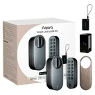 Aqara Elektronisches Türschloss SMART LOCK U200  (Bedienung: Fingerabdruck, Zugangscode, Smartphone, Geeignet für: Türen, Schwarz)