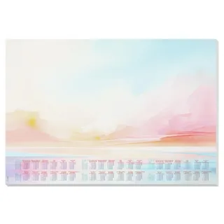Sigel H6313 Papier-Schreibtischunterlage DIN A2, Kalender 2026 - 2028, 30 Blatt, mit Kalendarium für 27 / mehrfarbig