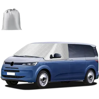 Windschutzscheiben Abdeckung Kompatibel mit VW T7, Externe Frontscheiben Sonnenschutz, Schnee Eisschutz Wrap Abdeckung