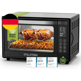Stillstern Minibackofen Mit Umluft 45L (DE Vers) Pizza Ø32, CYCLONE PRO+ Antihaf
