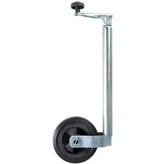 PRO PLUS Stützrad 35 mm Kunststofffelge mit Vollgummireifen 160 x 40 mm