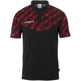Uhlsport Progressive 28 Poloshirt Kinder schwarz/rot 152