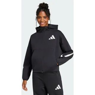 Adidas Z.N.E. Zip-Hoodie - Black / White - 2XS