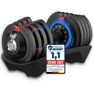 DH FitLife FitLife Verstellbare Hanteln 1,5 bis 18 kg 18 kg