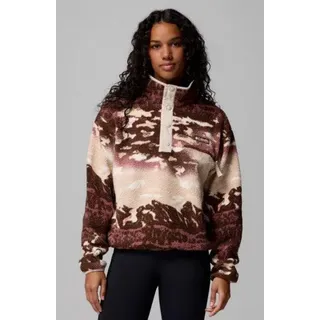 Columbia Helvetia II Printed Cropped Sweatshirt Tobacco Sisters 34