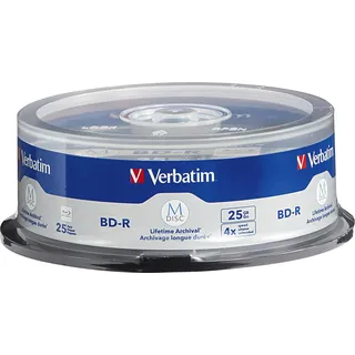 Verbatim M-DISC BD-R 25GB 4x Spindel