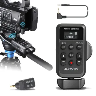Wireless Camcorder LANC Remote Control for Sony and Canon with 2.5mm Jack or Remote Jack, Video Zoom, Focus, IRIS and Recording Wireless Remote Controller for Canon Vixia HF G40, G50, G70, G60, XA11