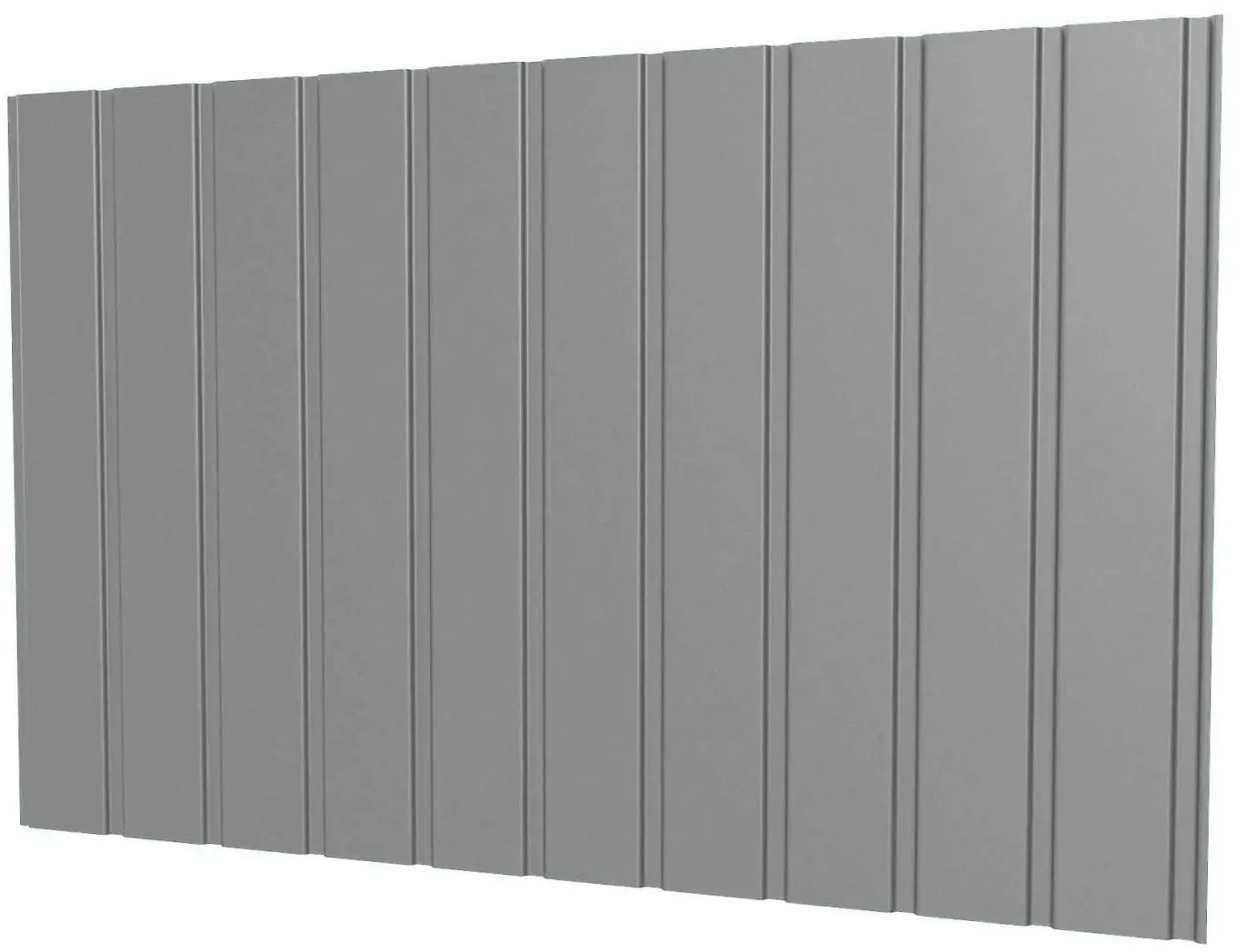 Trapezblech T7M | Wand | Stahl 0,75 mm | 25 μm Polyester | 9007 - Graualuminium
