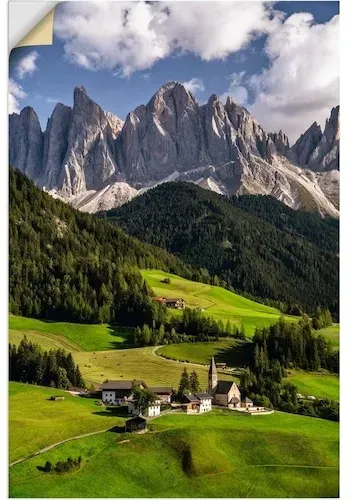 Artland Sommer in Südtirol Dolomiten Wandbild