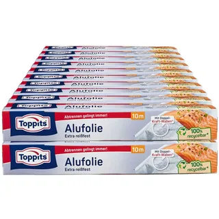 Toppits Alufolie 10m, 20er Pack