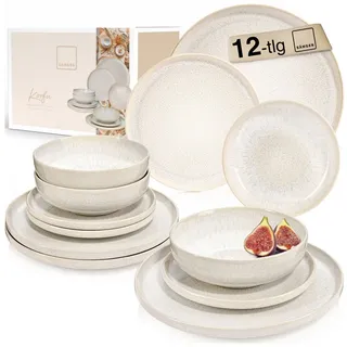 sänger Korfu Tafelservice 12-tlg. creme beige