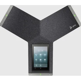 HP Poly Trio C60 - VoIP-Konferenztelefon - mit Bluetooth-Schnittstelle - IEEE 802.11a/b/g/n/ac (Wi-Fi) - Grau