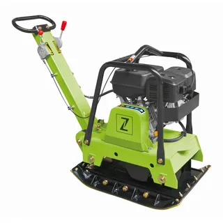 Zipper Rüttelplatte ZI-RPE160C inkl. Gummimatte und Fahrwerk