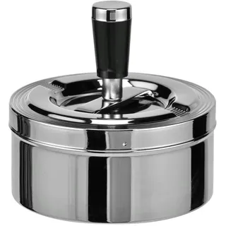 Gravidus Drehaschenbecher Aschenbecher Ascher Windaschenbecher Drehascher verchromt