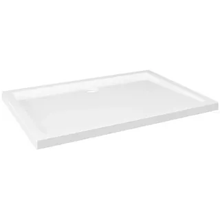 vidaXL Duschtasse ABS Rechteckig Weiß 80x110 cm