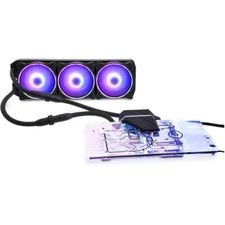 Alphacool Eiswolf 2 GPU AIO 360mm Radeon RX 6800/6800XT Gaming Trio X mit Backplate, GPU Wasserkühler